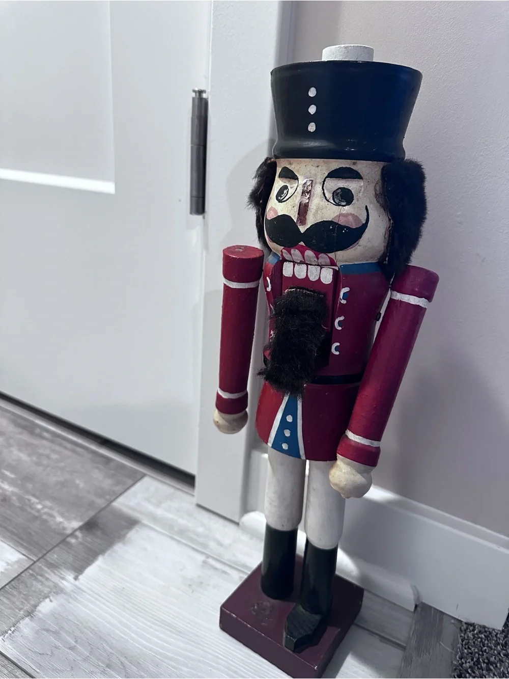 Classic Red Wooden Nutcracker Soldier,15 inches